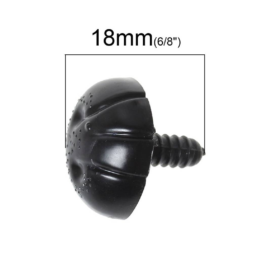 Sadingo Teddynasen Acryl, zum Basteln, 25 Stück 23 x 17 mm Blitzangebot