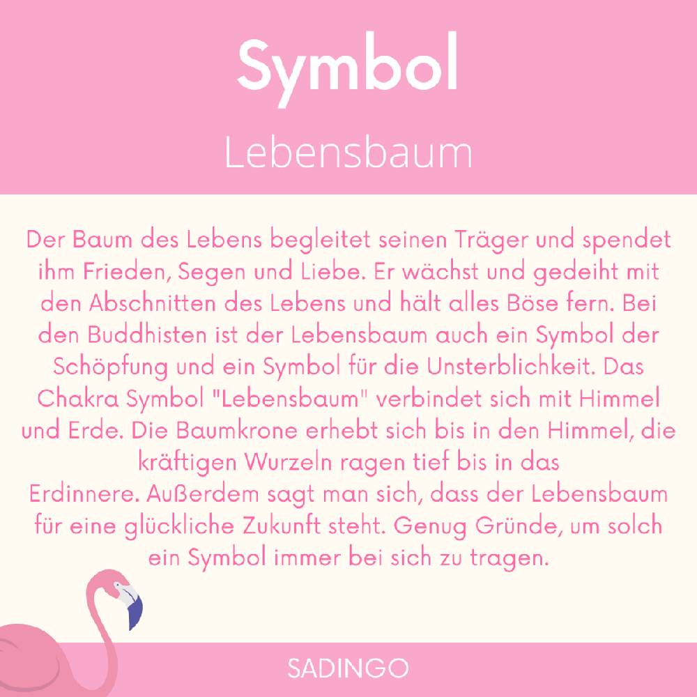 Sadingo Schmuckverbinder Lebensbaum | 12,1x16,1 mm Räumungsverkauf