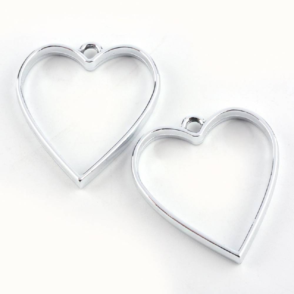 Sadingo Schmuckanhänger Herz - 10 Stück - 34 x 30 mm Tiefpreis