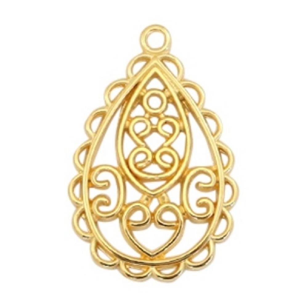 Sadingo Schmuckanhänger Tropfen Bohemian, 20 x 30 mm Super Sparpreis