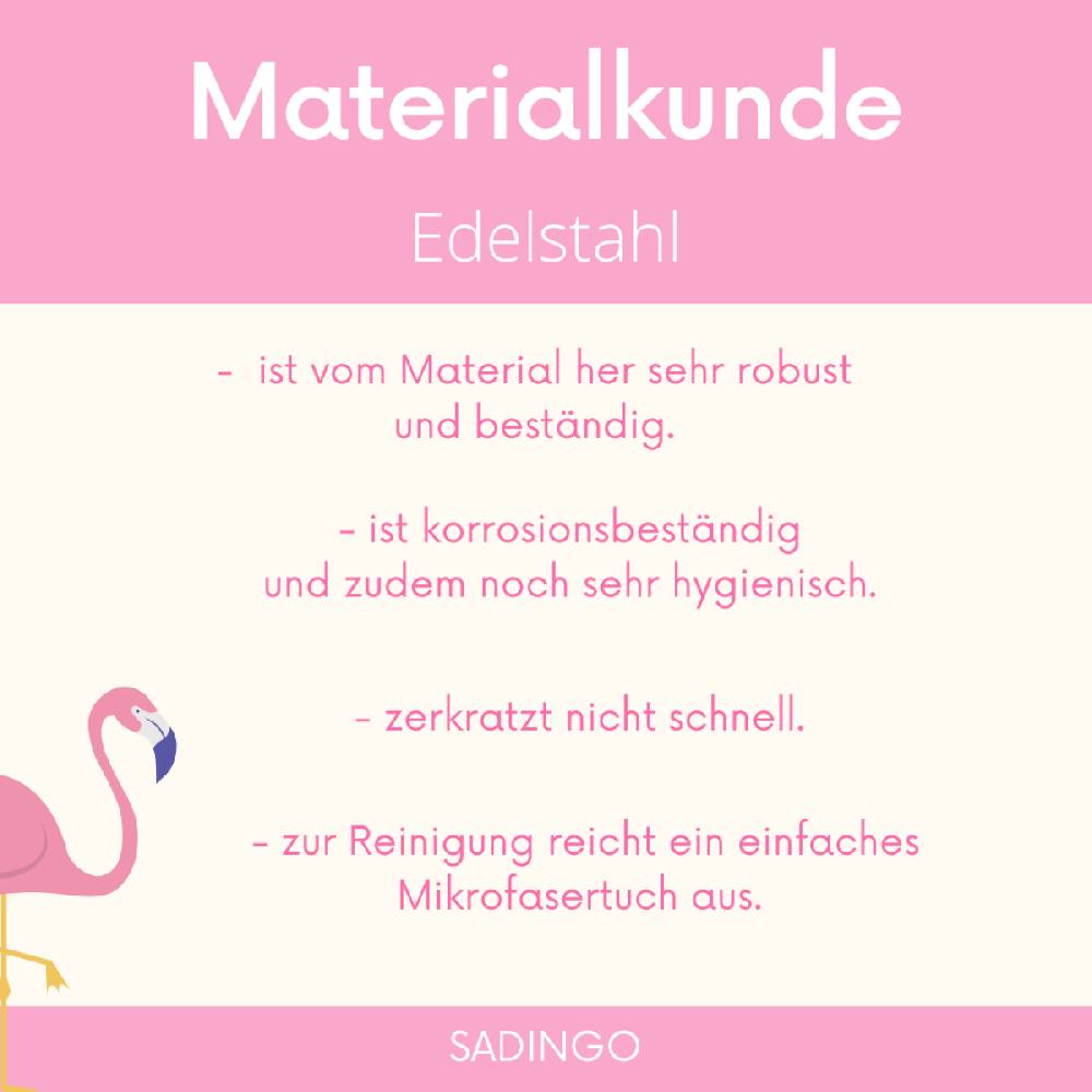 Sadingo Buchstabenperlen Edelstahl 2 Stück 10mm, Buchstabe wählbar Vierteljährliche Förderung