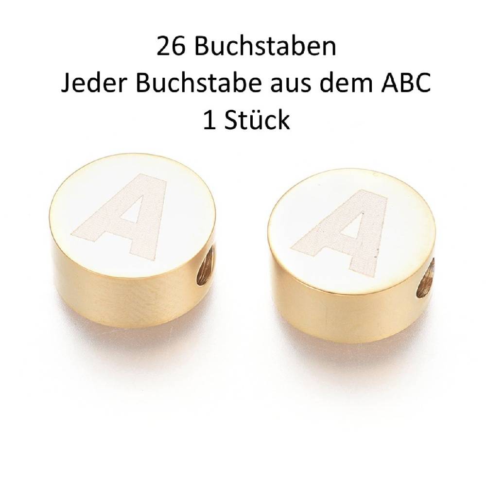 Sadingo Buchstabenperlen | 26 Stück, 10mm Discount Store für neue Produkte
