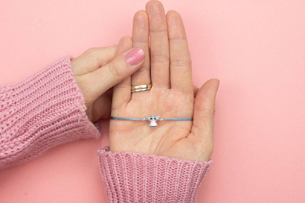 Sadingo Schutzengel Armband für Mädchen mit Engel (größenverstellbar) Flash Sale