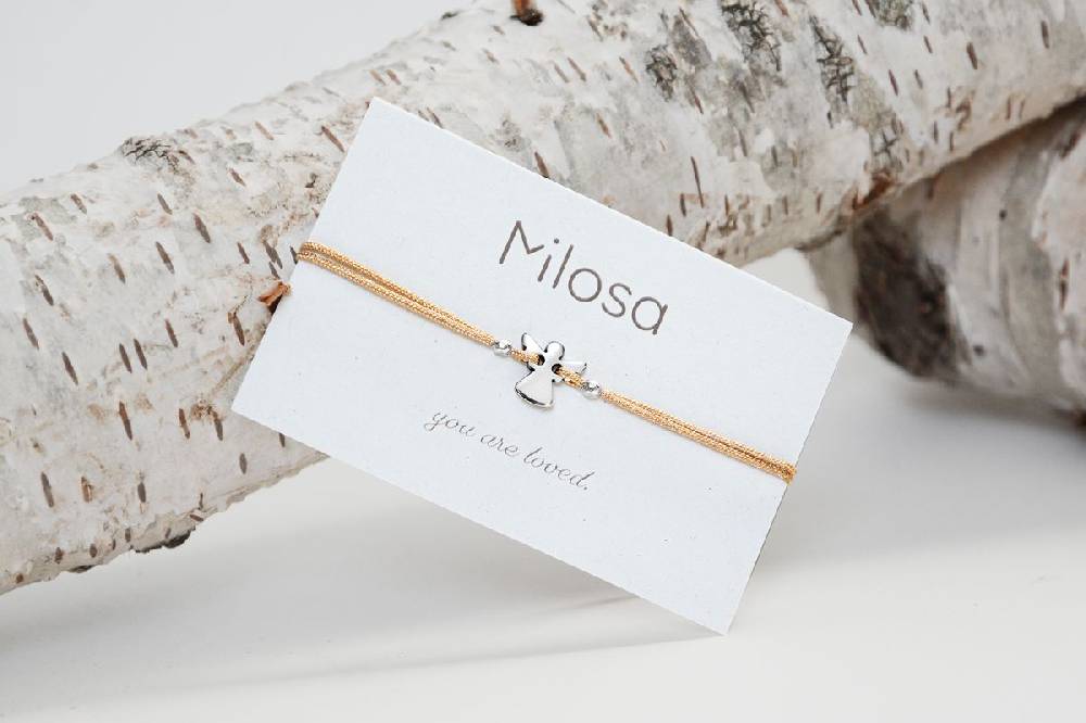 Sadingo Schutzengel Armband für Mädchen (größenverstellbar) Black Friday