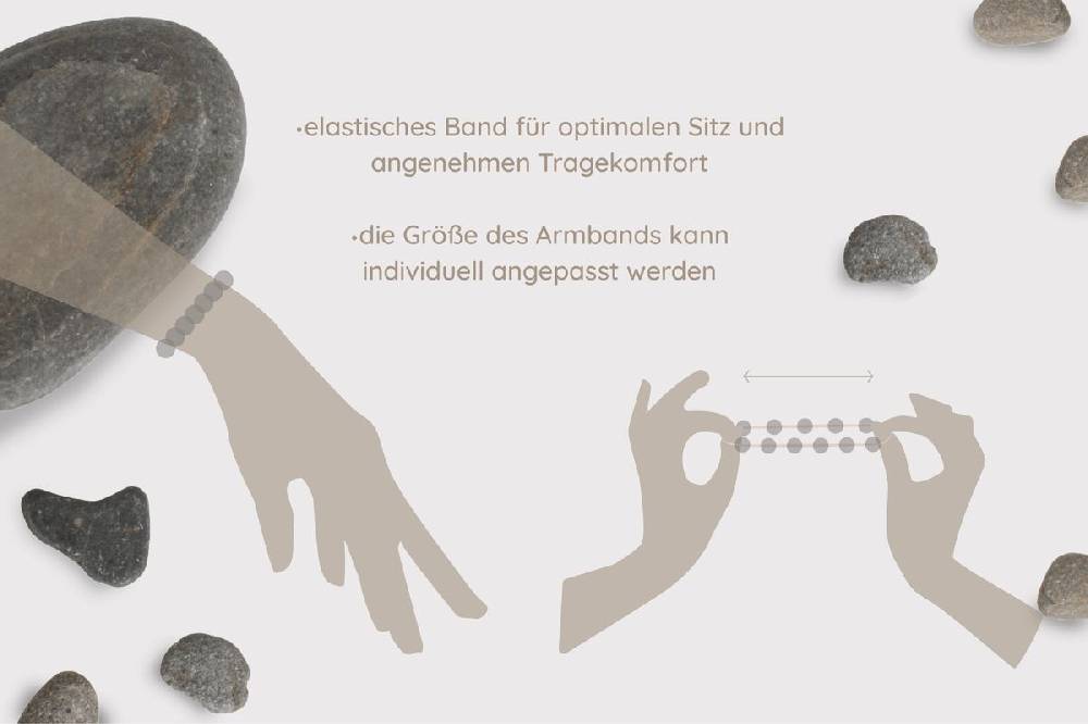 Sadingo Partnerarmband Set "VOLCANO" aus schwarzen Lavagesteinperlen Jubiläumsangebot