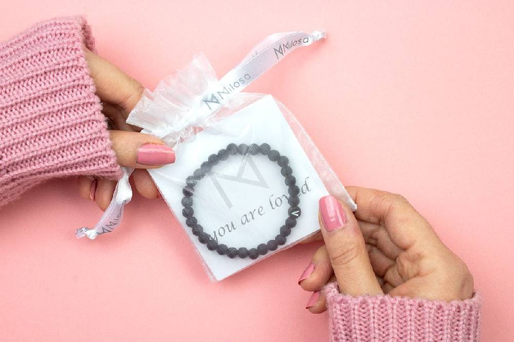 Sadingo Partnerarmband mit Buchstaben und Achat Perlen Top Angebot