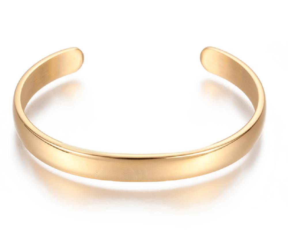 Sadingo Armreif Edelstahl, gold oder silber wählbar Online Outlet