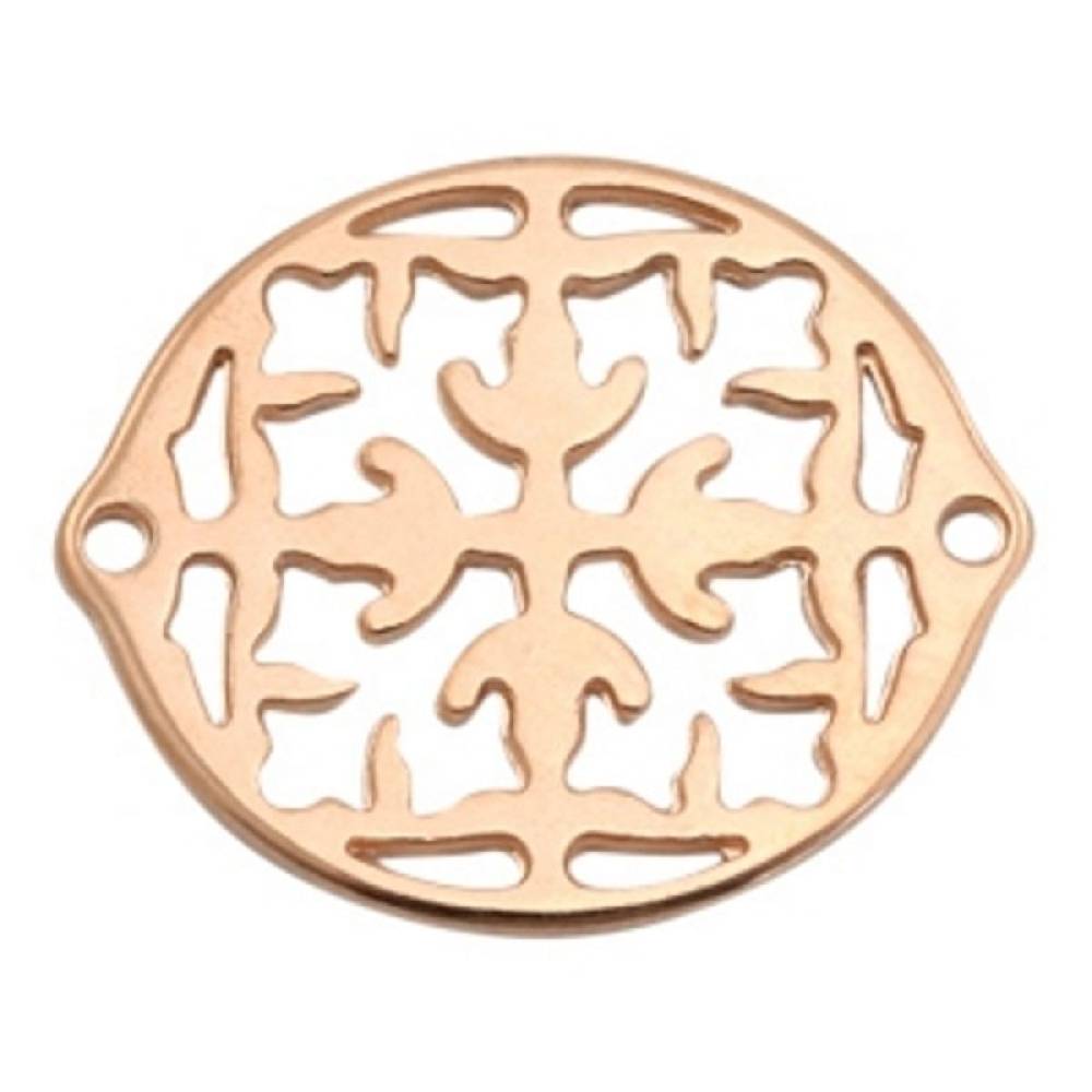 Sadingo Schmuckverbinder Ornament | 31x26 mm Räumungsverkauf