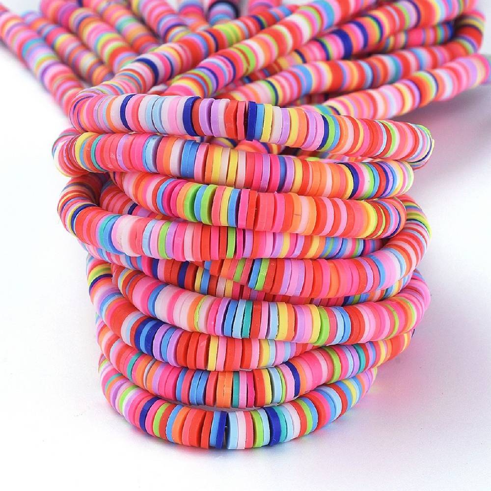 Sadingo Polymer Clay Perlen | 3900 Stk., 6mm, Katsuki Fabrikladen
