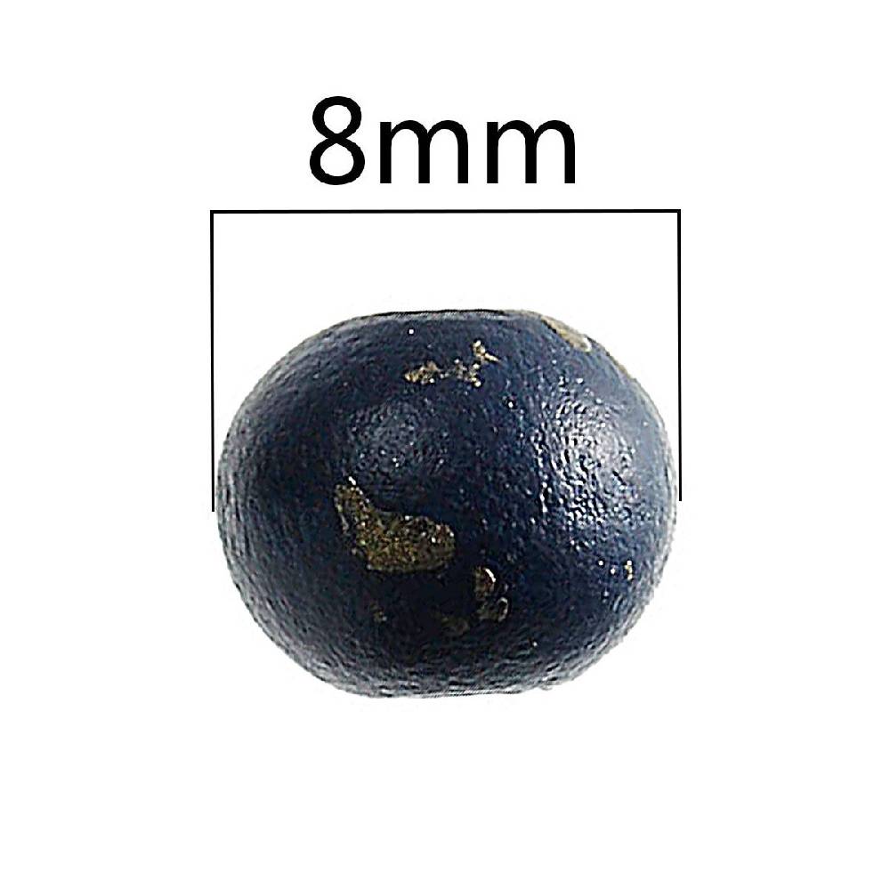 Sadingo Holzperlen zum auffädeln 500 Stück 8mm, Bastelbedarf zollfrei