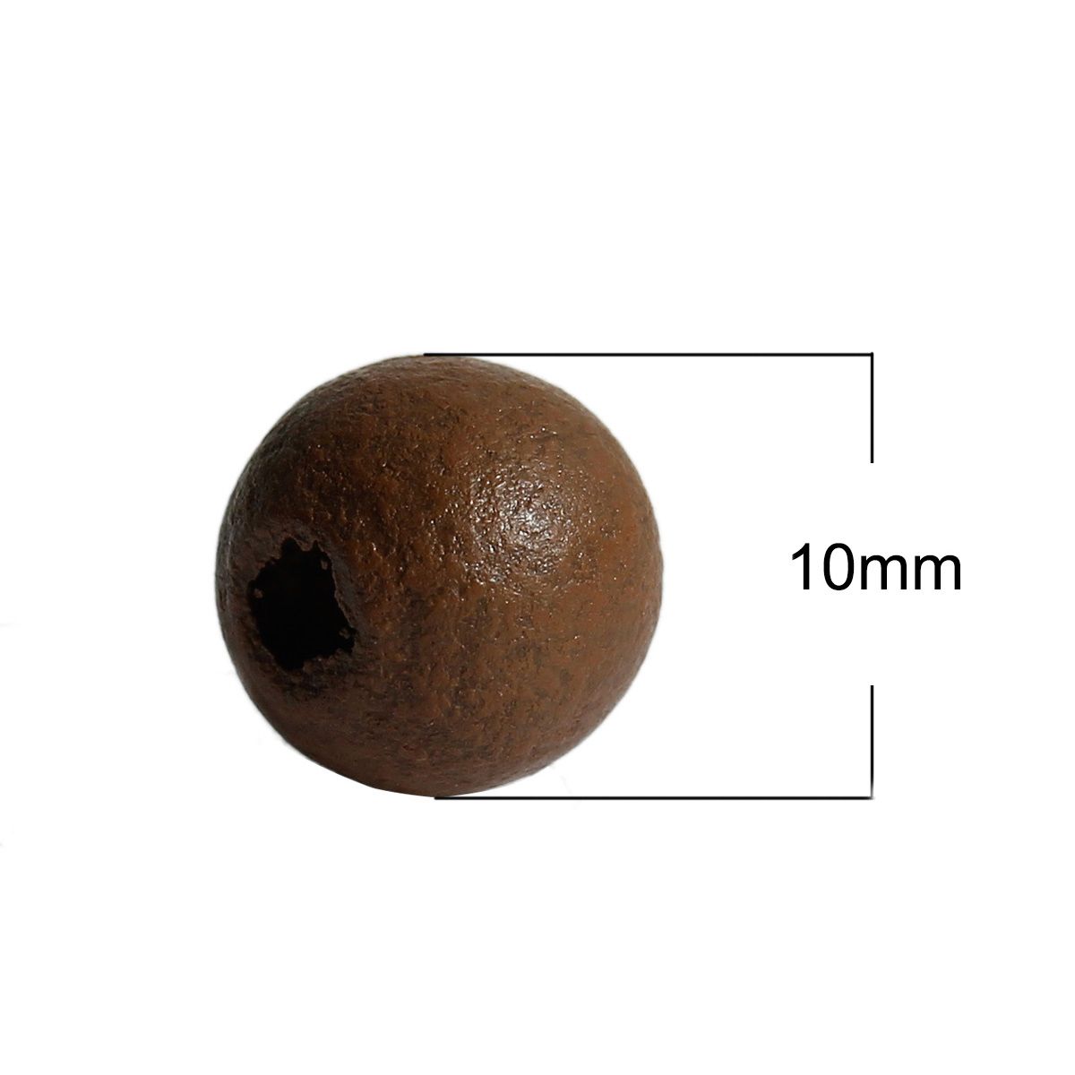 Sadingo Holzperlen zum auffädeln, bunte Perlen, 300 Stk 10mm 50% Rabatt für begrenzte Zeit