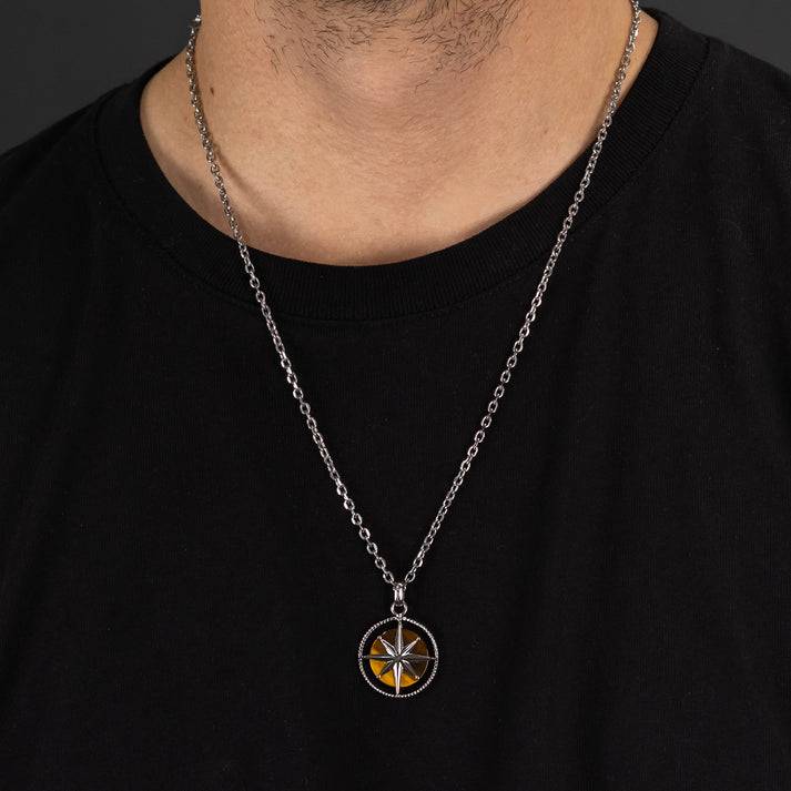 Save Brave Kette Polar mit braunem Tigerauge Rabatte dieses Monats