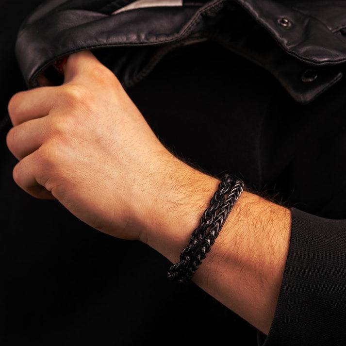 Save Brave Gliederarmband Justin aus Edelstahl Bis zu 50% Rabatt