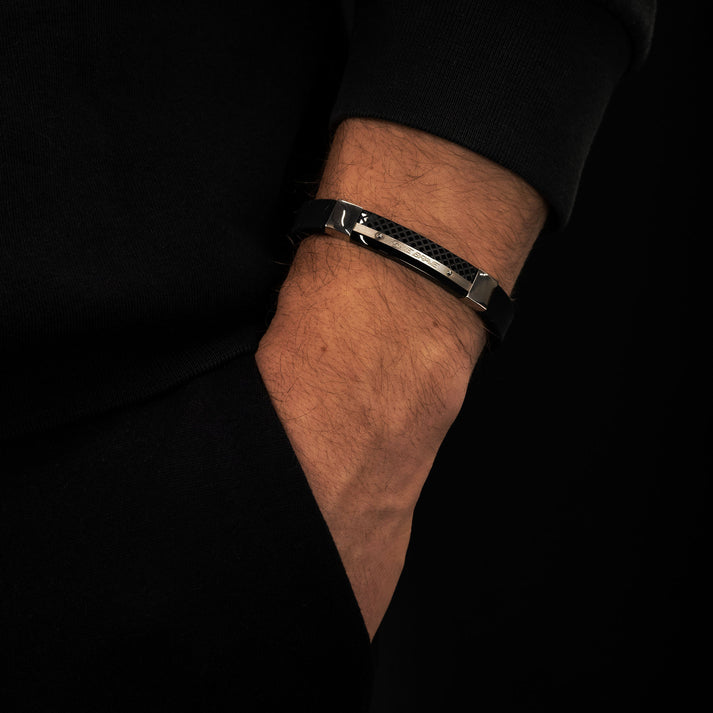 Save Brave Armband Xray aus Kautschuk & Edelstahl Bis zu 55% Rabatt