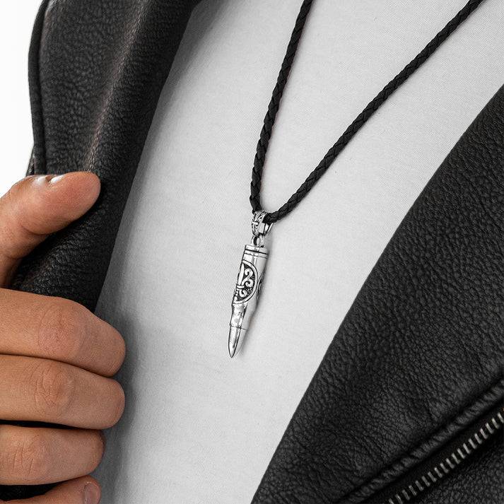 Save Brave Halskette aus veganem Leder mit Verlängerung - Braun Rabatte dieses Monats