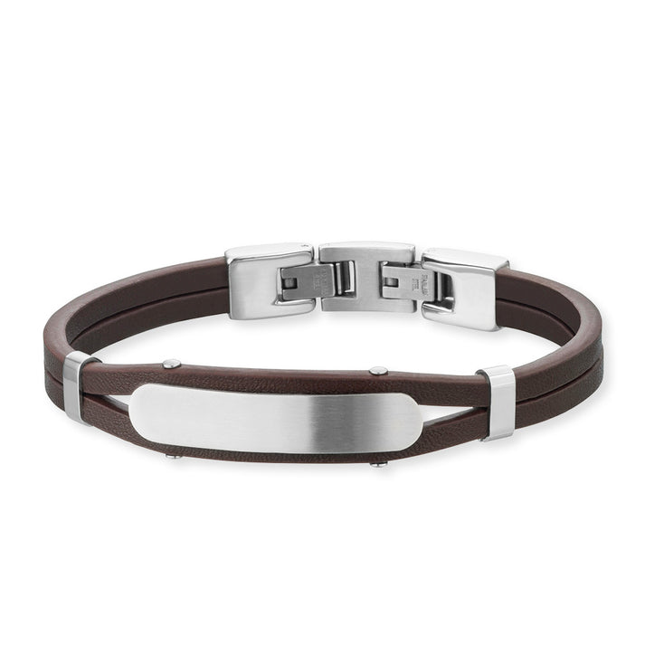 Save Brave Lederarmband Dexter mit Edelstahl 2025