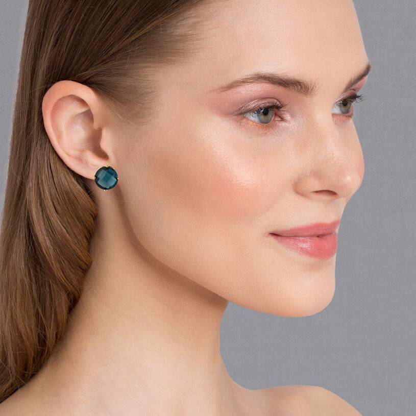 SchwesterSchwester Funkelnde dunkelblaue Ohrstecker von Janne v. d. Heide Zeitbegrenzte Promotion