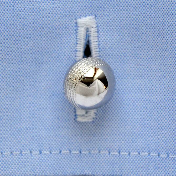 SchwesterSchwester Manschettenknöpfe Silber Cricket-Ball Outlet