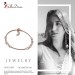 Silberdream SilberDream Armband Ringe 925 Silber rosévergoldet Damen 18cm - 21cm SDA1188E Nur noch ein Tag übrig