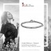 Silberdream SilberDream Armband Line matt/glänzend 925 Sterling Silber 18,5cm SDA452J Im Verkauf