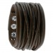 Silberdream SilberDream Lederarmband dunkelbraun Herren Leder Armband LAP010B 50% Rabatt für begrenzte Zeit