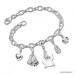Silberdream SilberDream 925 Sterling Silber Charm Bettelarmband 20cm FC0103 Outlet