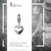 Silberdream SilberDream 925 Silber Charm Herz matt Armband Anhänger FC3108 Osterangebot