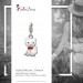 Silberdream SilberDream Charm Kätzchen weiß 925er Silber Armband Anhänger FC693 Neueste Mode