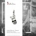Silberdream SilberDream Charm Totenkopf mit Krone 3D 925er Armband Anhänger FC694 Kauf eins, bekomm eins gratis