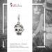 Silberdream SilberDream Charm Totenkopf Pirat 925 Silber Armband Anhänger FC695 VIP-Rabatte