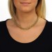 Silberdream SilberDream Collier Kette Geflecht vergoldet Damen ca. 45cm SDK22045Y 50% Rabatt für begrenzte Zeit
