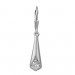 Silberdream SilberDream Ohrhänger Füllhorn Zirkonia weiß 925 Silber Ohrring SDO368M im Angebot