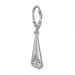 Silberdream SilberDream Ohrhänger Füllhorn Zirkonia weiß 925 Silber Ohrring SDO368M im Angebot