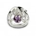 Silberdream SilberDream Ohrringe Design Zirkonia lila 925 Silber SDO528V Rabatt