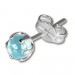 Silberdream SilberDream Ohrringe Kugel hellblau 925 Silber Ohrstecker SDO533H Günstig kaufen