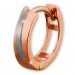 Silberdream GoldDream Creole Rose 333 Roségold Ohrring Echtschmuck GDO5111E Preisnachlass
