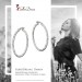 Silberdream SilberDream Creole Orient 4cm 925 Sterling Silber Damen Ohrring SDO67374 Black Friday