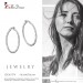 Silberdream SilberDream Creole Orient 4cm 925 Sterling Silber Damen Ohrring SDO67374 Black Friday