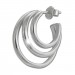 Silberdream SilberDream Creole Triple 925 Sterling Silber Damen Ohrringe SDO4452J Neueste Mode