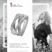 Silberdream SilberDream Ring Bandring gedreht Zirkonia weiß Gr.60 aus 925er Silber SDR411W60 Neueste Stile