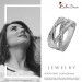 Silberdream SilberDream Ring Bandring gedreht Zirkonia weiß Gr.60 aus 925er Silber SDR411W60 Neueste Stile