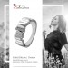 Silberdream SilberDream Ring Relief Zirkonia weiß Gr.58 aus 925er Silber Damen SDR412W58 Letzter Tag