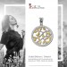 Silberdream SilberDream Ketten Anhänger -Kreis- bicolor 925er Sterling Silber SDH4384T Fabrikpreis