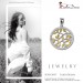 Silberdream SilberDream Ketten Anhänger -Kreis- bicolor 925er Sterling Silber SDH4384T Fabrikpreis