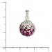 Silberdream SilberDream Glitzer Anhänger Zirkonias lila ICE GSH002 Sonderangebot