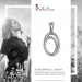 Silberdream SilberDream Ketten Anhänger Ovale Zirkonia weiß 925 Silber SDH436W Online Shopping