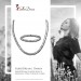 Silberdream SilberDream Schmuck Set Zopf Collier & Armband Damen 925 Silber SDS463J Osterangebot
