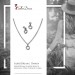 Silberdream SilberDream Schmuck Set Kette und Ohrringe Circle Zirkonia 925er Silber GSS408W Super Sparpreis