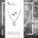 Silberdream SilberDream Schmuck Set Kette und Ohrringe Rund Zirkonia 925er Silber GSS411W JETZT KAUFEN