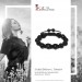 Silberdream SilberDream Shamballa Armband Glas schwarz 14 geschliffene Kugeln SDA914 Fabrikverkauf